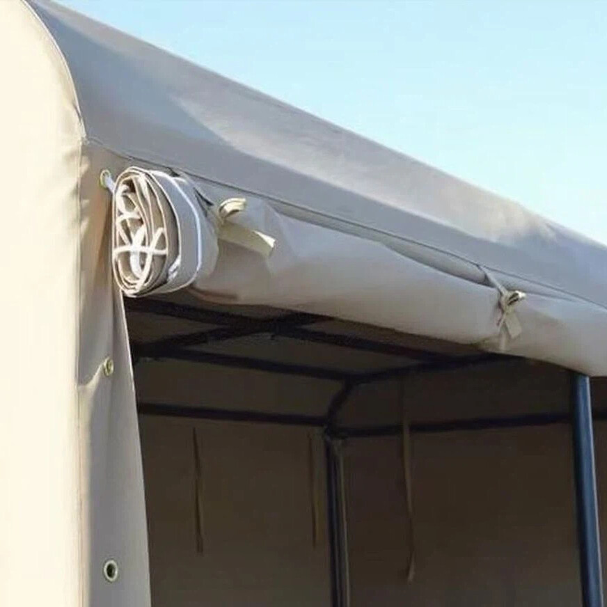 470g 涤棉帆布军用车辆尾部钢架防护罩