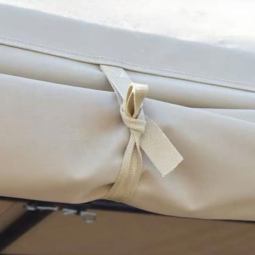 470g 涤棉帆布军用车辆尾部钢架防护罩