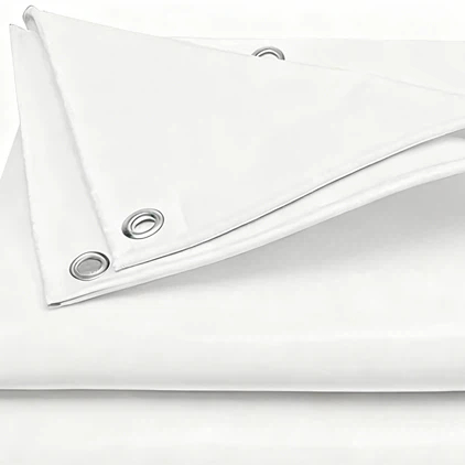 白色重型PVC防水盖布