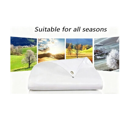 白色重型PVC防水盖布