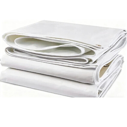 白色重型PVC防水盖布