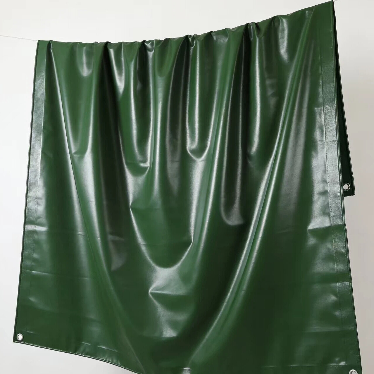 军绿色防霉PVC涂塑布