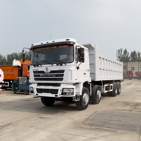 Shaanqi 8x4 branco automontante imagem principal 1 (substituído)