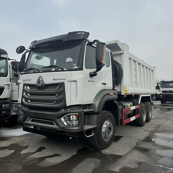 Imagem principal 2 do caminhão basculante 6x4 Haohan branco