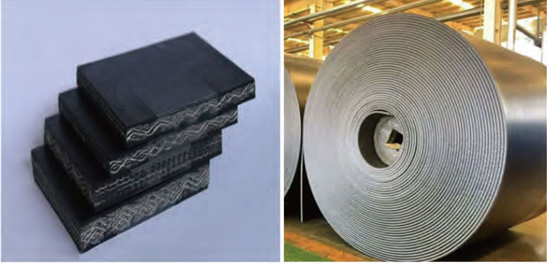 Solid woven conveyor belt