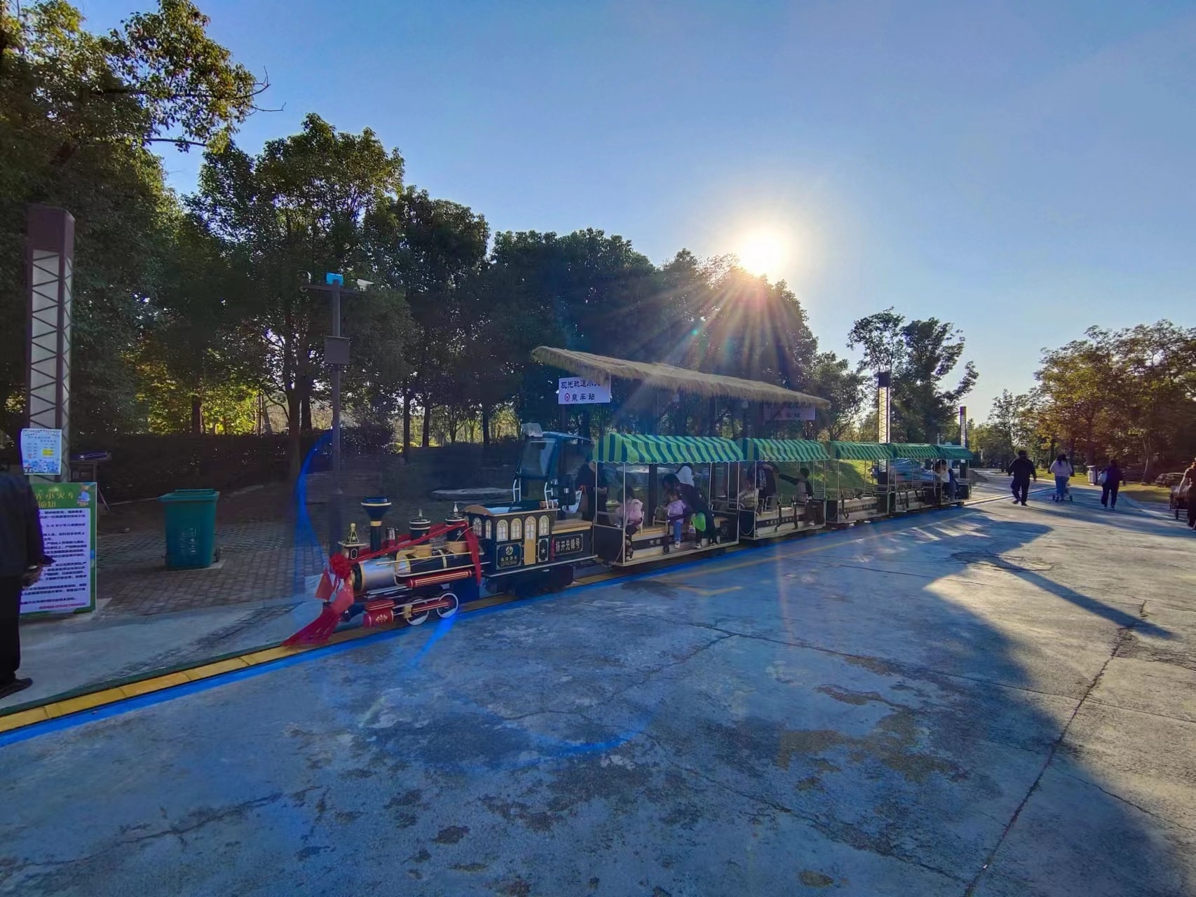观光小火车的使用场景