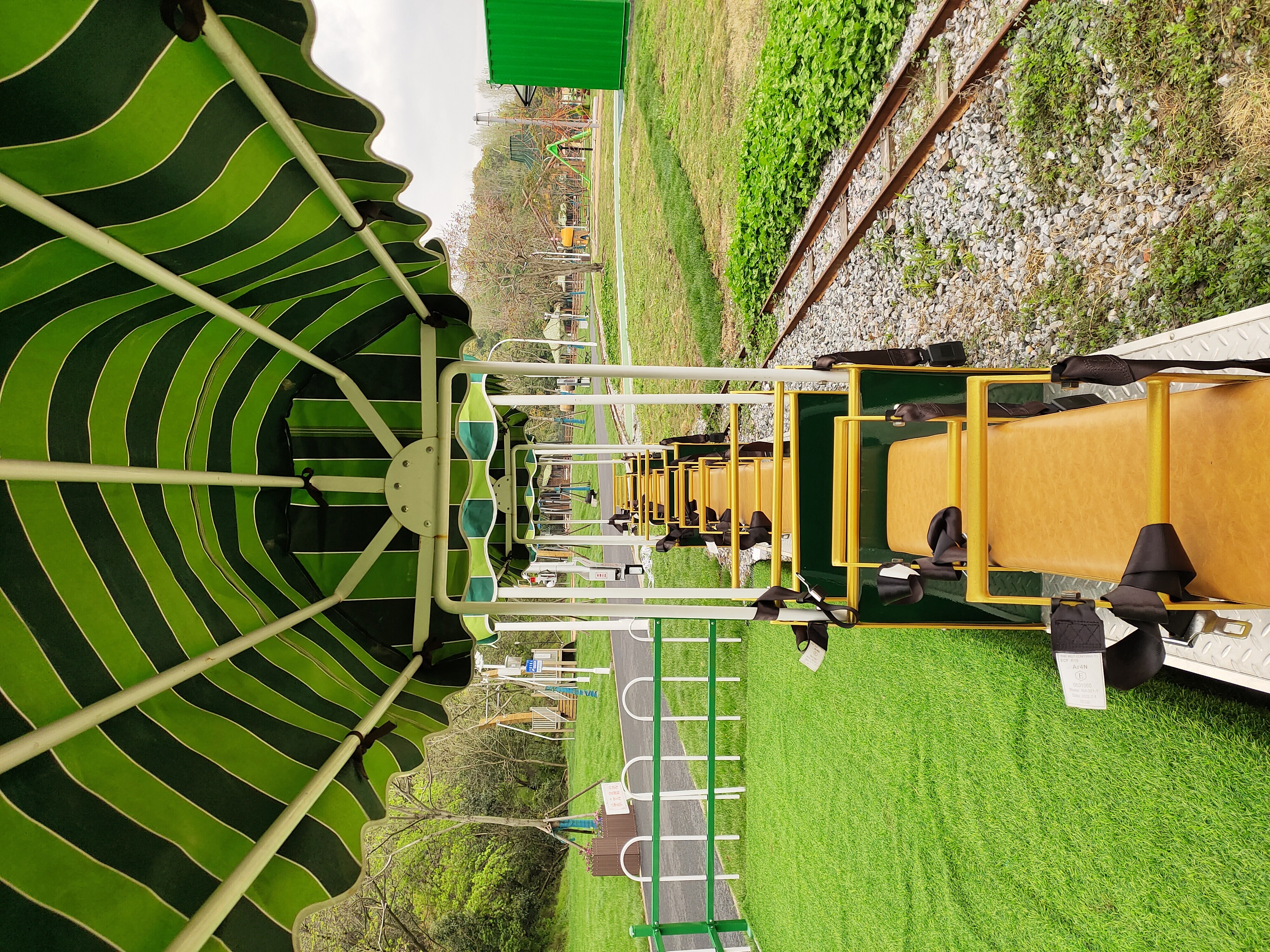 HYC-20座轨道观光火车（骑跨式）