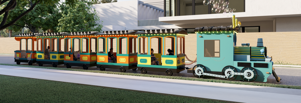 24座无轨观光火车
