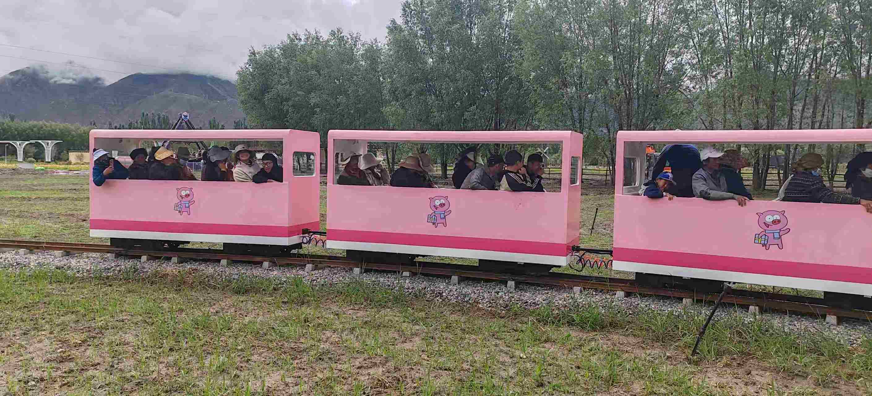 小猪轨道观光火车