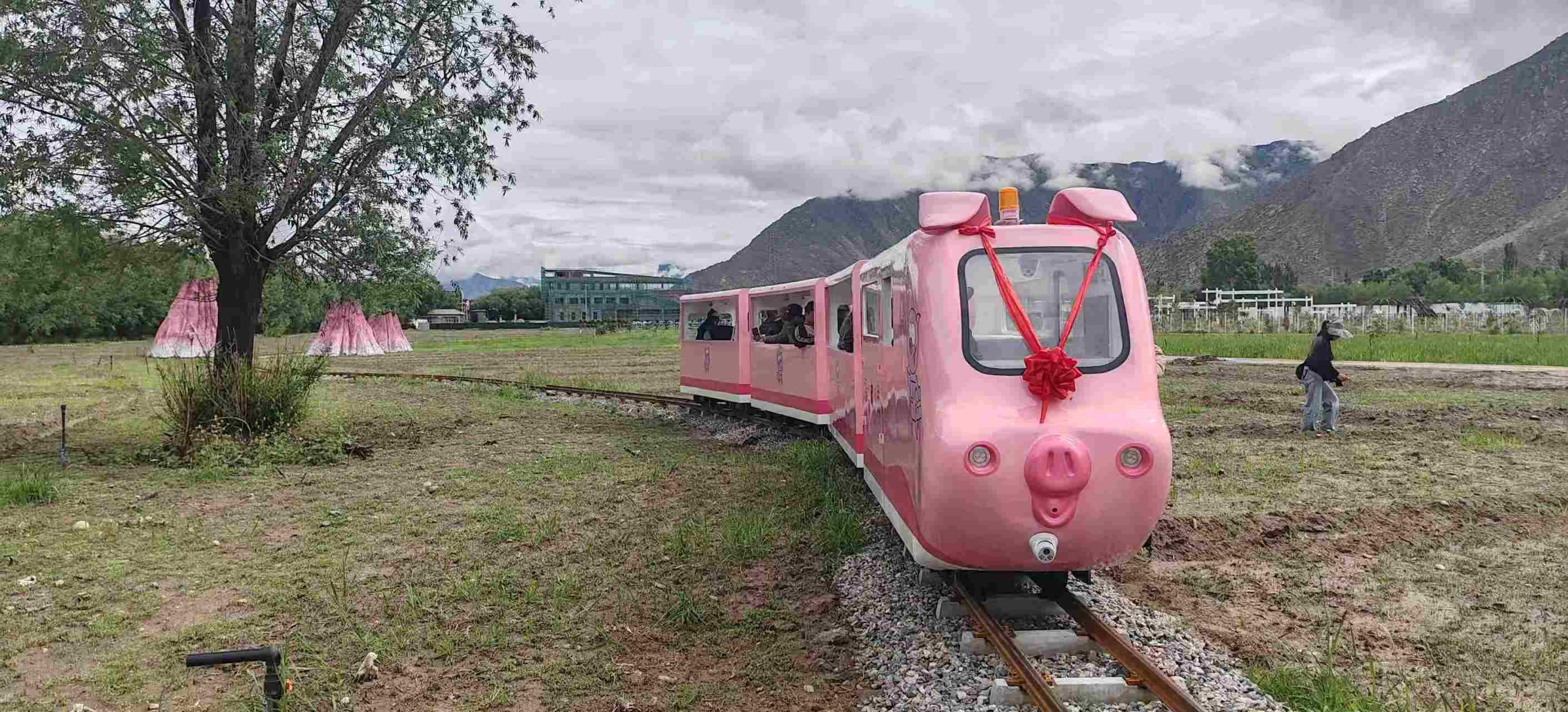 小猪轨道观光火车