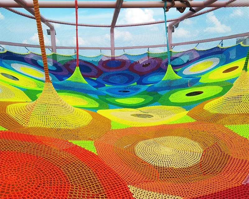 outdoor- tree net-adventure-rope-playground