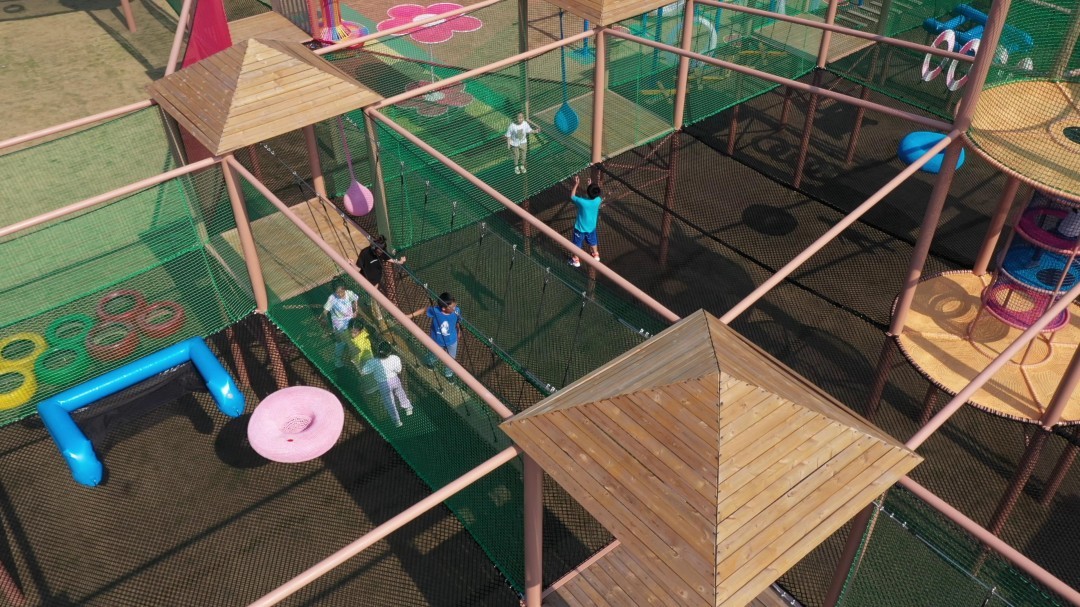 梅花湾绳网乐园 (2)