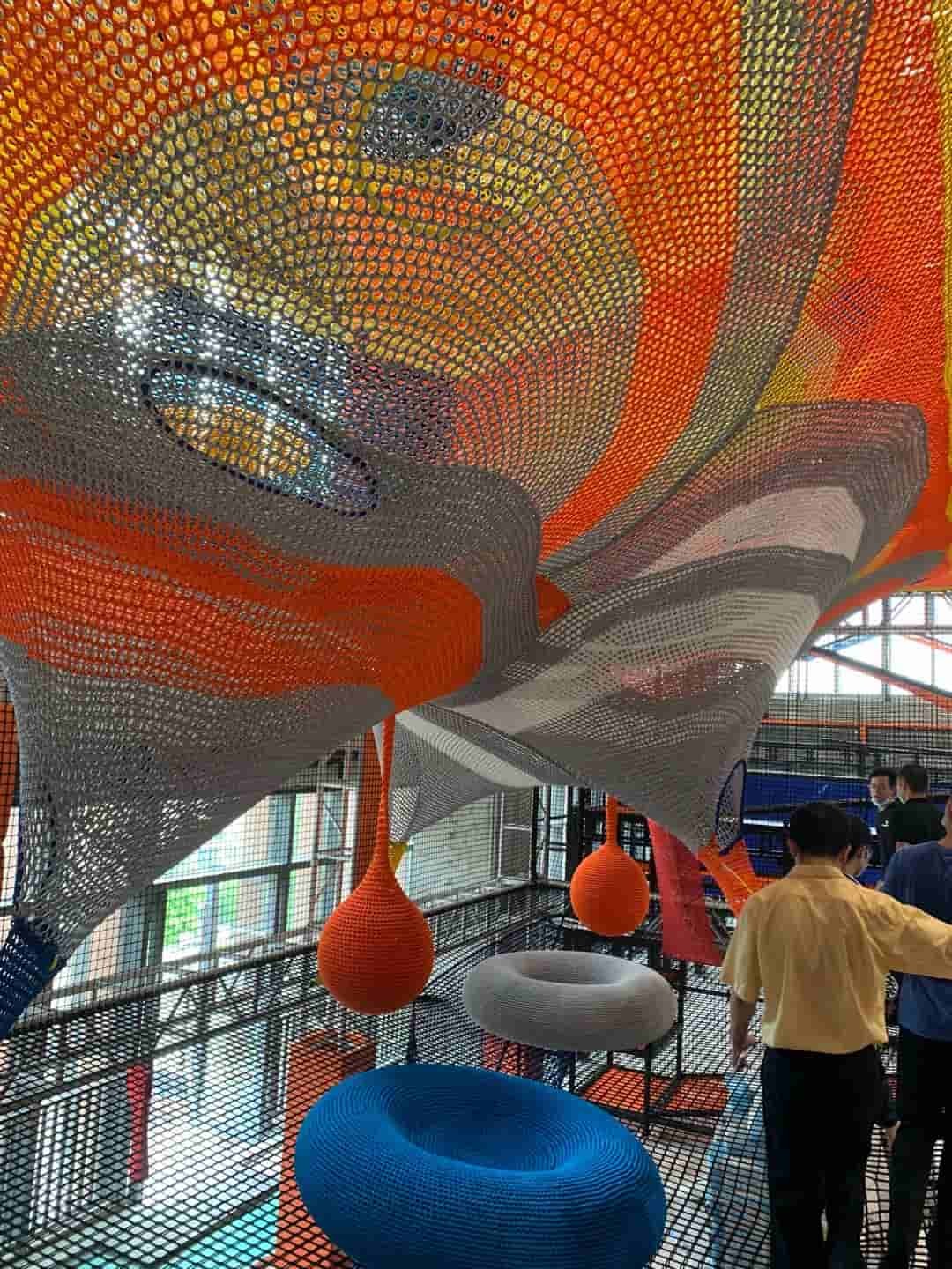 室内秋千-儿童游乐设施-蹦床公园-室内软体游乐设施-绳网