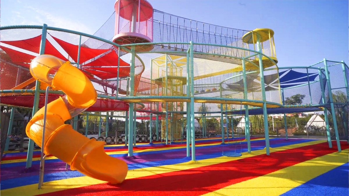 commercial-aerial-adventure-playground-spiral-slide-ropecube