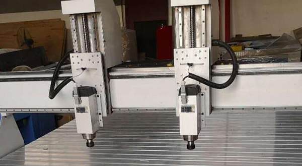 Two heads HQD 7.5KW air cooling spindle has very big power and more efficiency