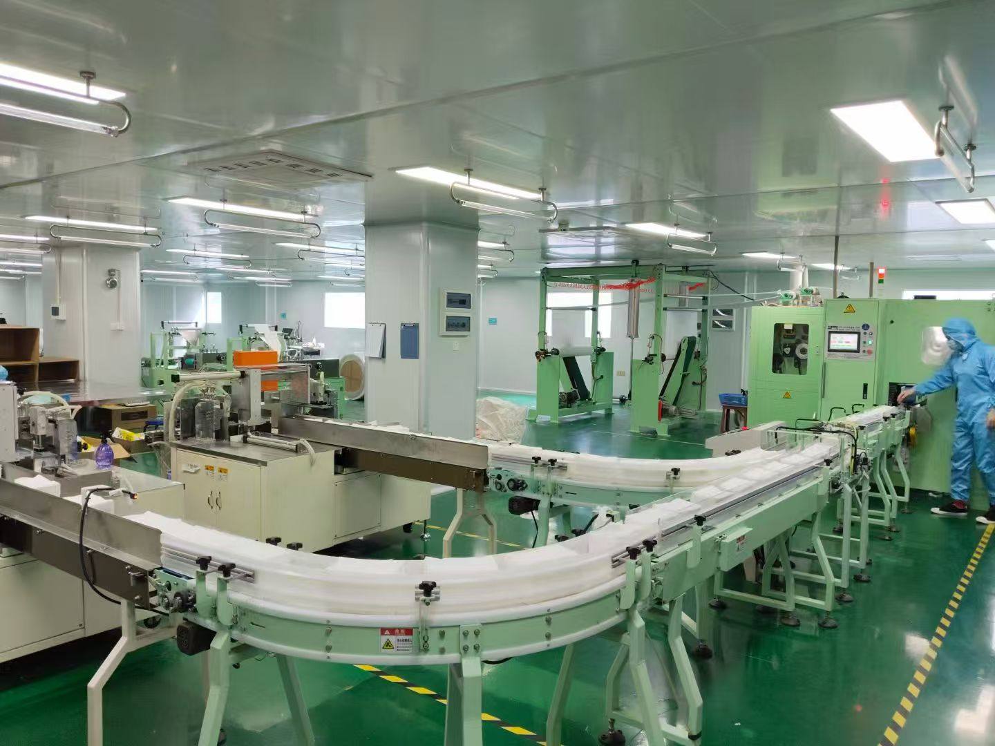 Daily production capacity: 5 million pieces of facial mask sheets, 1 million bags of packaged and folded masks, and 100,000 packs of facial cleansing wipes, wet compress cotton pads, and makeup remove