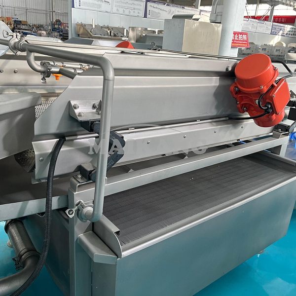 Partie de Rinçage par Vibration+Pulvérisation