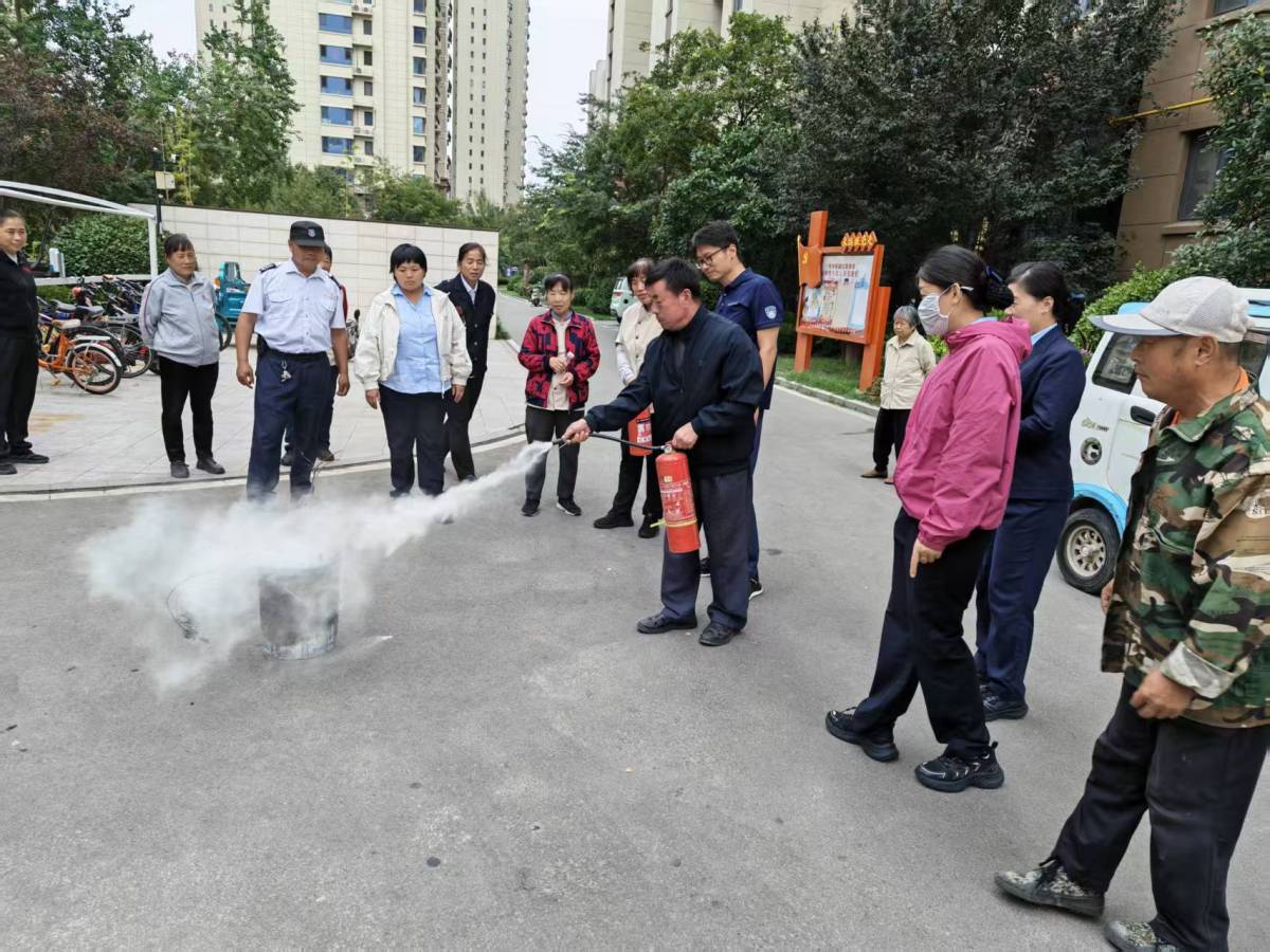 筑牢安全防线，守护美好家园｜长江物业东岳翰林院联合禹城消防大队开展消防应急演练活动