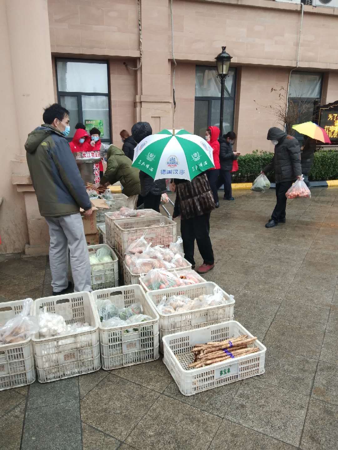 点赞！业主足不出户吃到放心菜