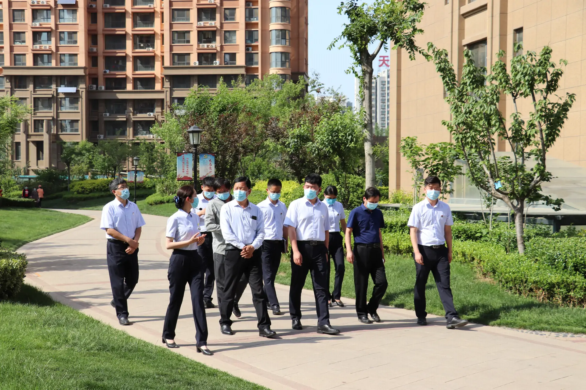 齐河发改局祁超一行到长江物业参观考察 齐河发改局祁超一行到长江物业参观考察