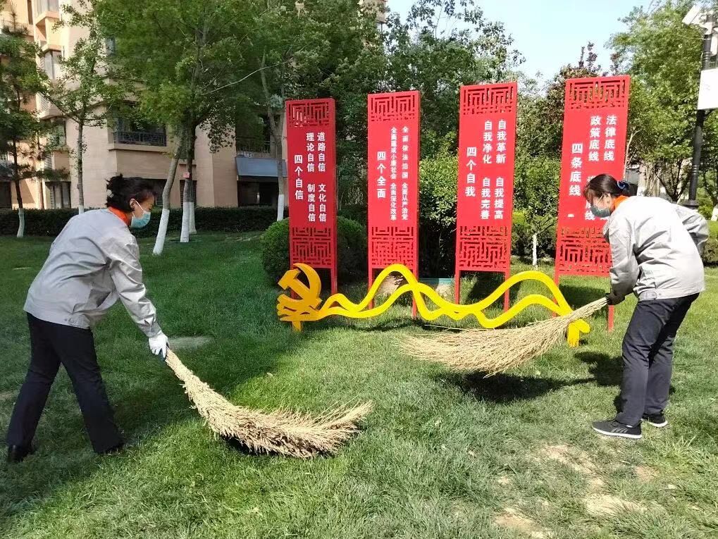 长江物业｜安全检查、环境清洁，让广大业主安心欢度小长假