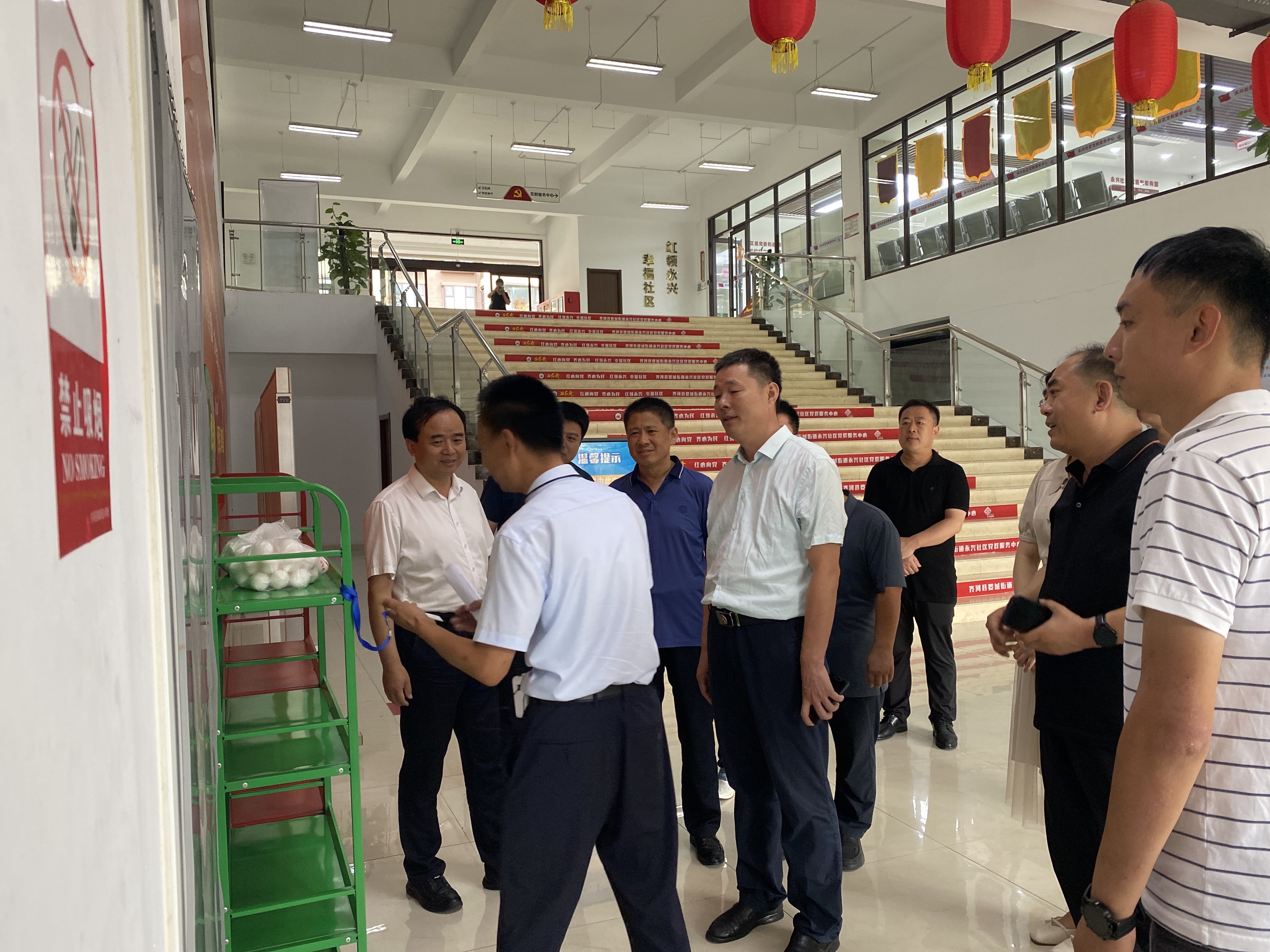 服务无微不至，管理极具特色 东海清河园物业迎接县人大常委会一行调研