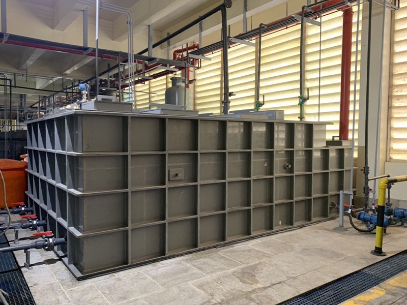 酸性废水预处理单元——PVC硬板除油喷射槽