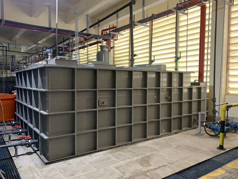 酸性废水预处理单元——PVC硬板除油喷射槽