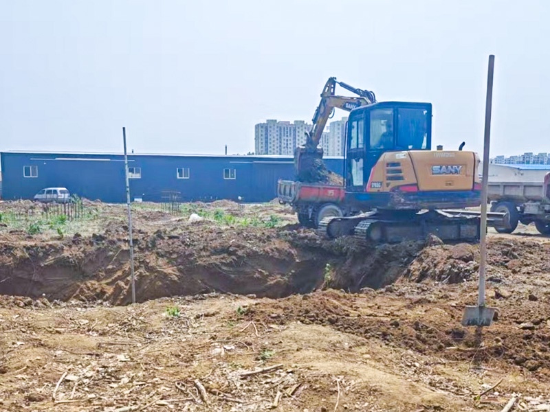 层压板车间破土动工，公司产能将迎飞跃发展