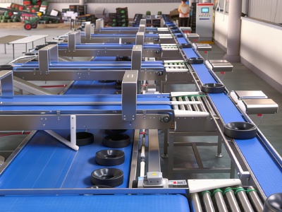 西瓜哈密瓜重量分选机1