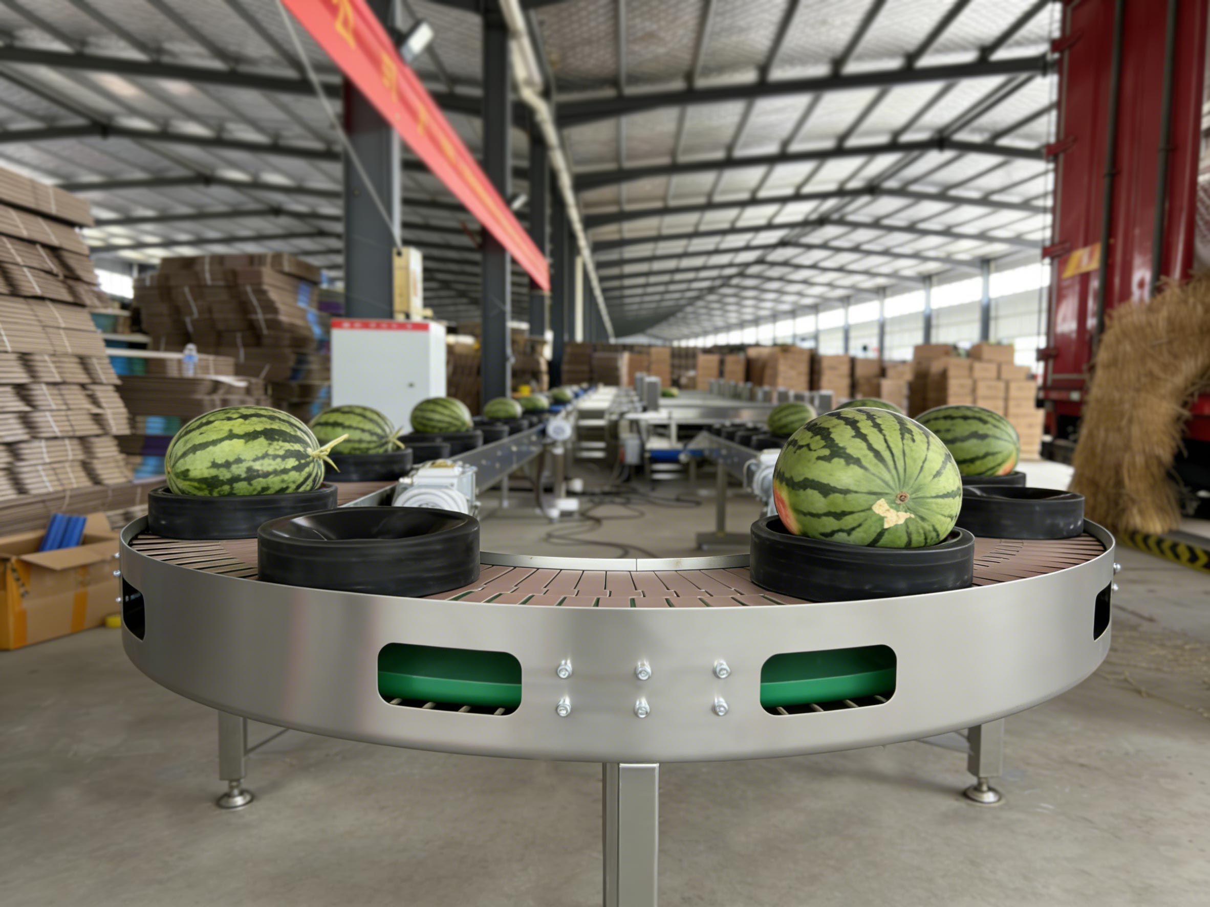 西瓜哈密瓜重量分选机