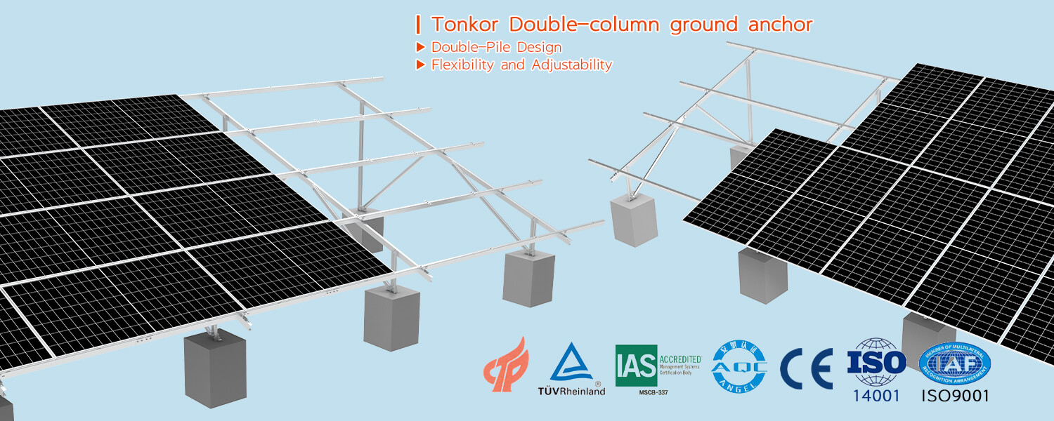 Soporte de aluminio para postes dobles de cemento verticales 2×10 en el suelo - Copia 2