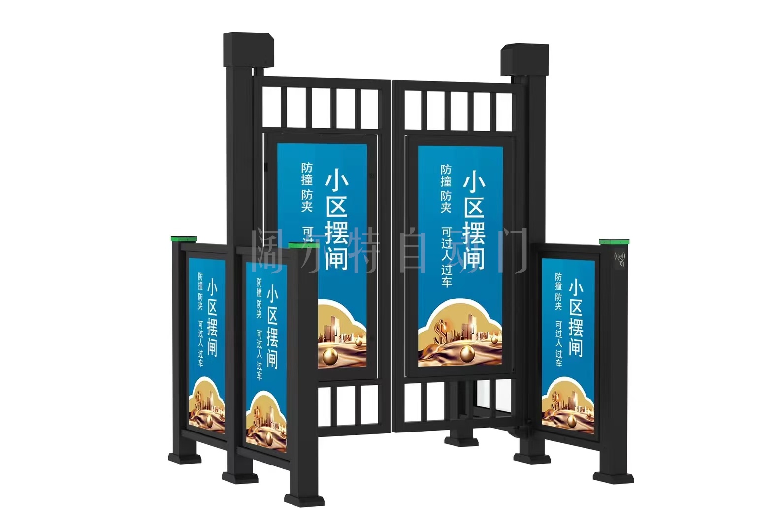 小区通道型平开门