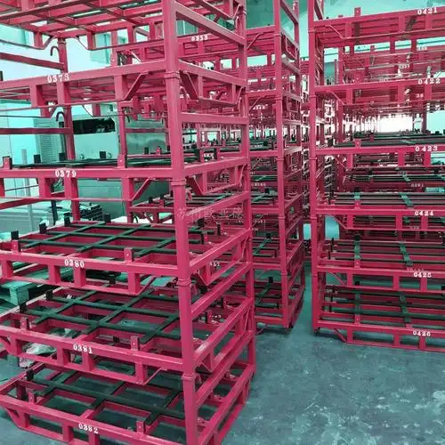 电池装运架--由湖南长沙锐和货架厂专业生产，可按需定制规格，优质钢材打造，防碰撞、承重强，适配各类电池仓储、转运及装运场景