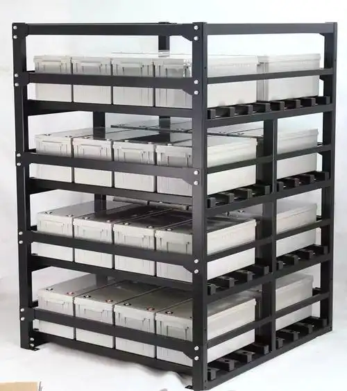 电池装运架--由湖南长沙锐和货架厂专业生产，可按需定制规格，优质钢材打造，防碰撞、承重强，适配各类电池仓储、转运及装运场景