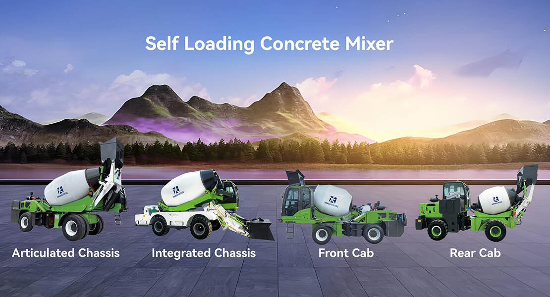 Self-Loading-Concrete-Mixer