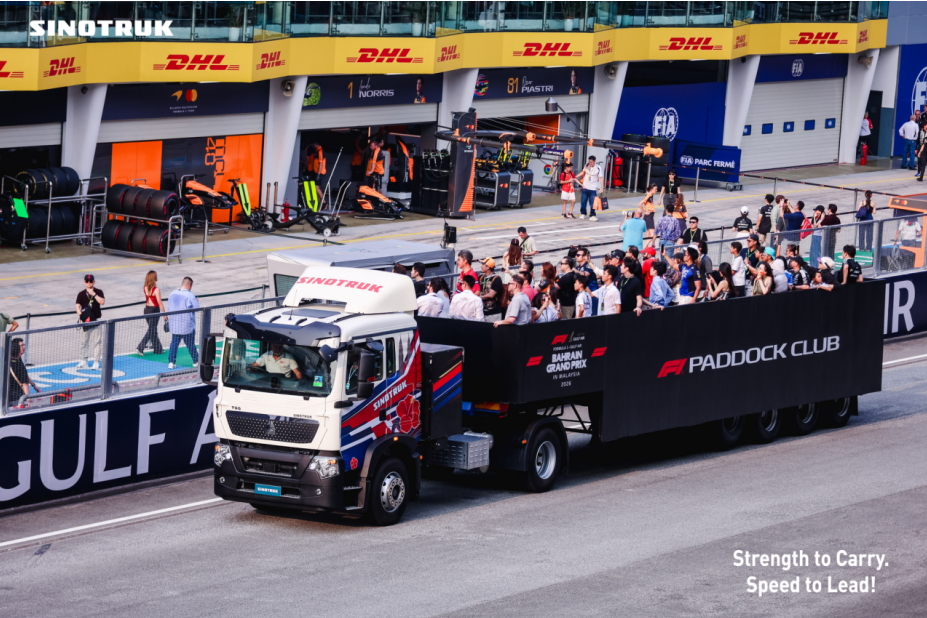 中国重汽携三款车型闪耀马来西亚F1赛道