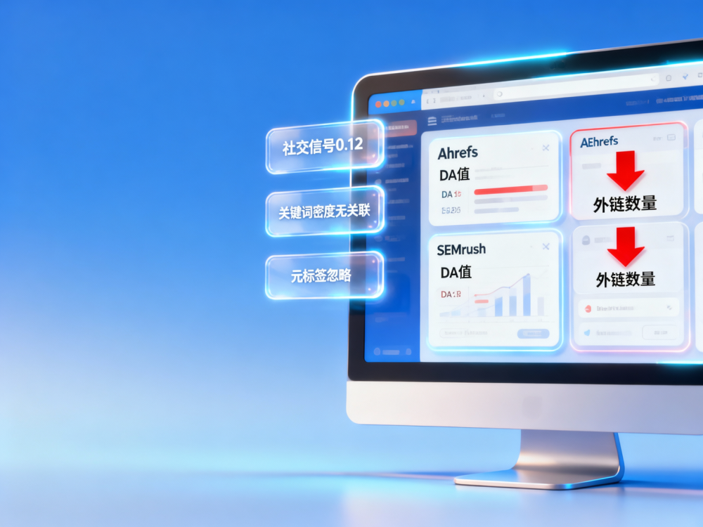 SEO工具测评：哪些数据指标其实对排名影响微乎其微？