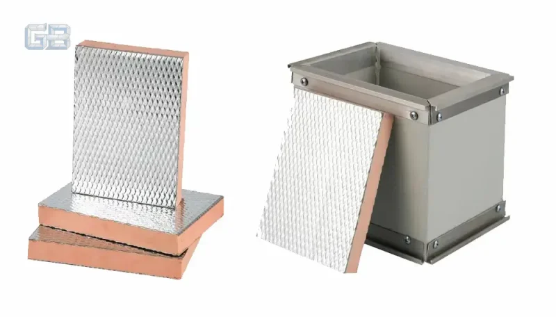 Aluminium Foil faced Phenolic Foam Duct Board2