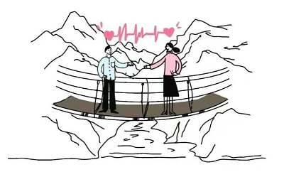吊桥上产生的爱情