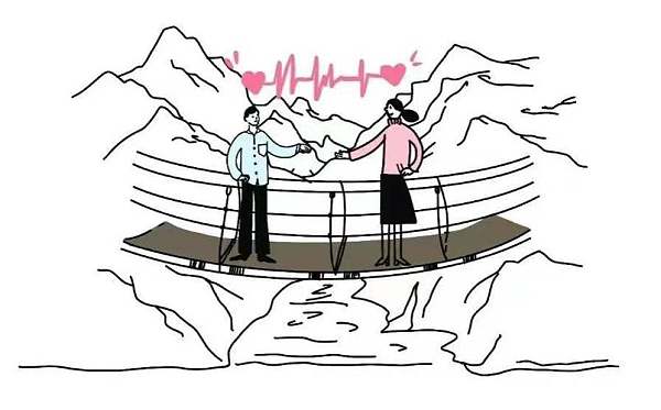 吊桥上产生的爱情