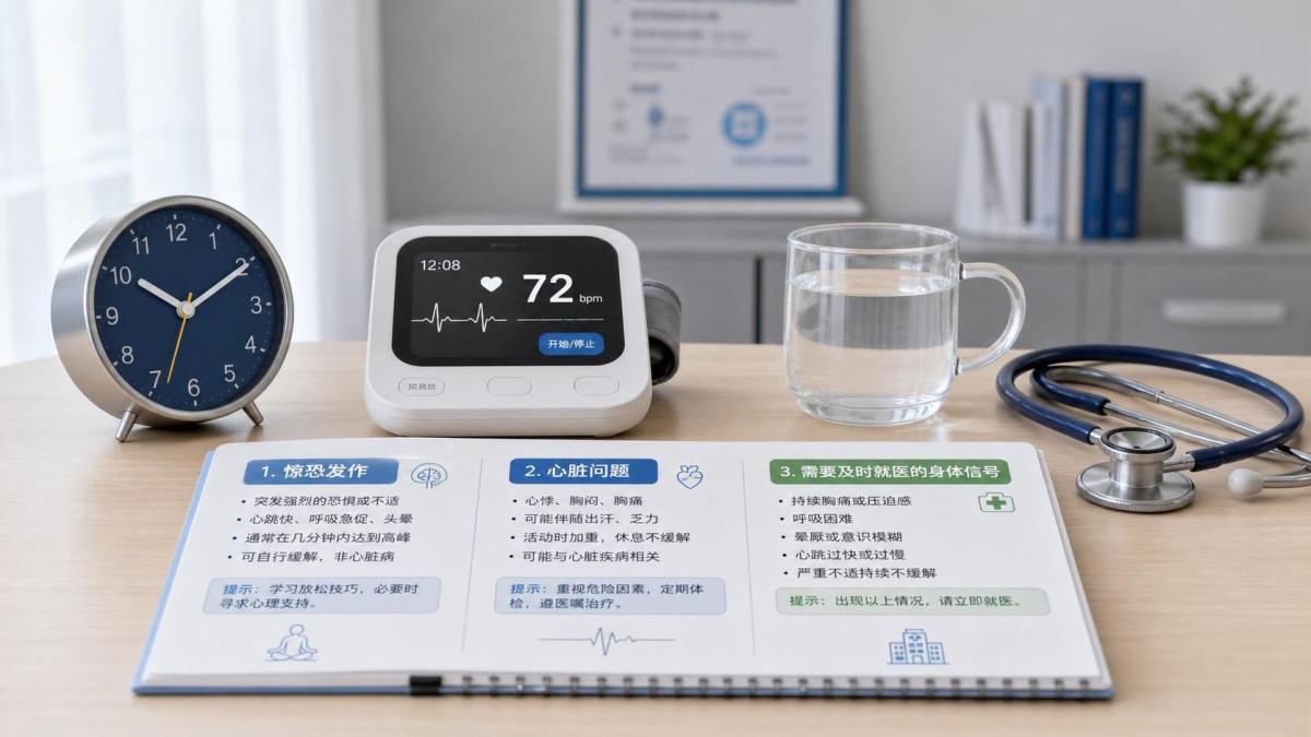惊恐发作和心脏问题,怎么初步区分 惊恐发作和心脏问题,怎么初步区分