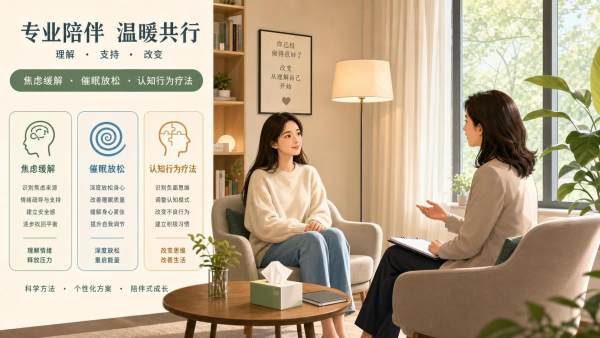 缓解焦虑时，催眠暗示和认知行为疗法怎么选