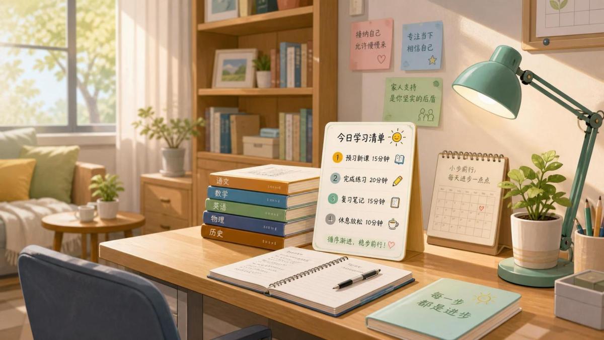 孩子因抑郁出现厌学和成绩下滑，学习适应怎么一步步重建