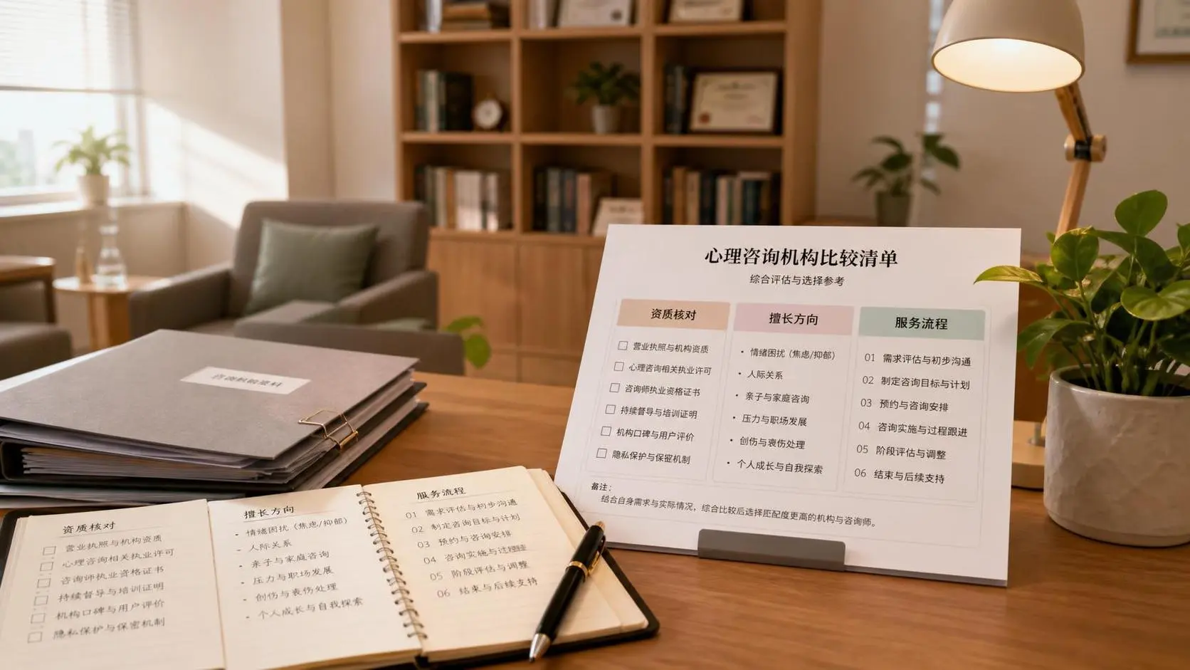 选择知名心理咨询机构前，来访者最该比较哪些核心指标？