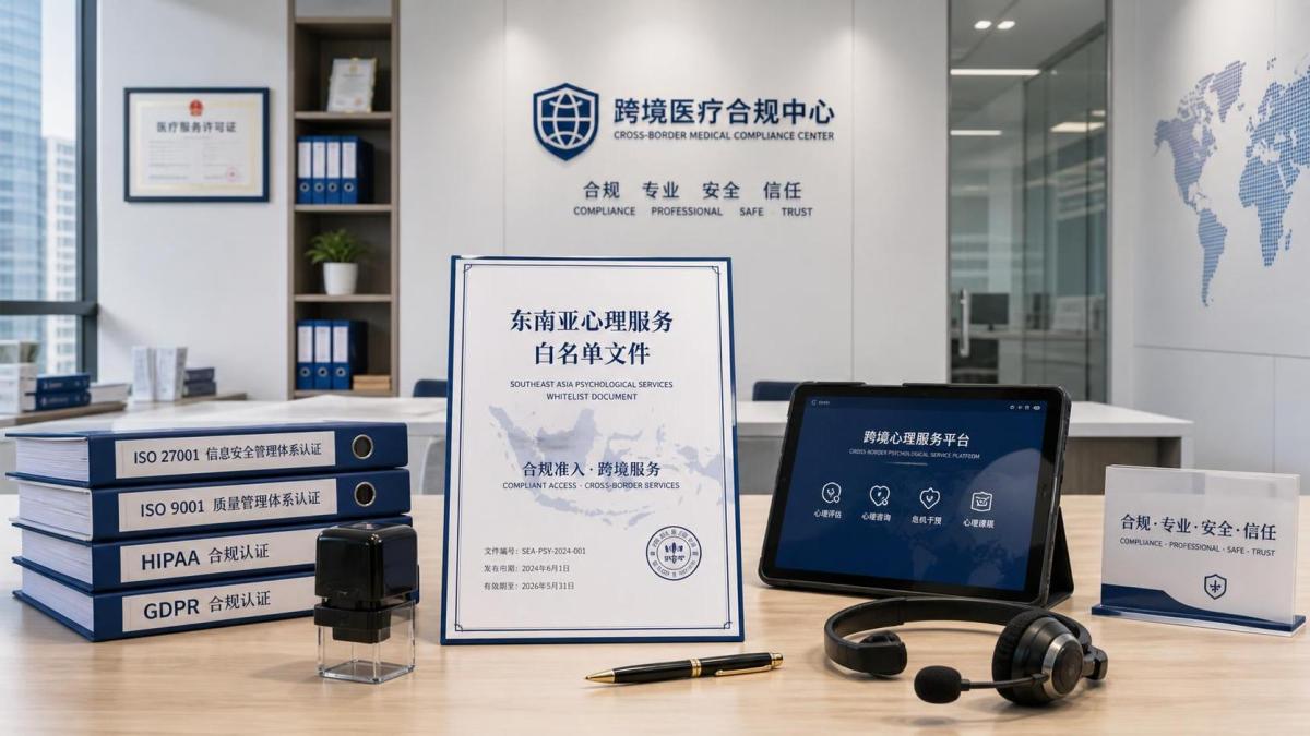 东南亚心理服务进口白名单启动，6家中国机构入围