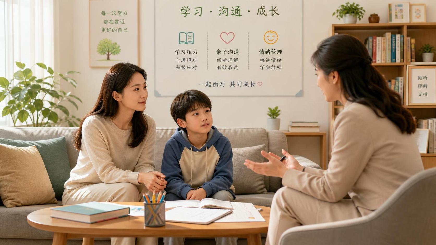 学习压力让亲子关系紧张时，家长该先管成绩还是情绪