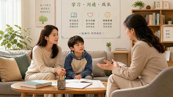 学习压力让亲子关系紧张时，家长该先管成绩还是情绪