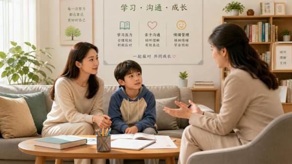 学习压力让亲子关系紧张时，家长该先管成绩还是情绪