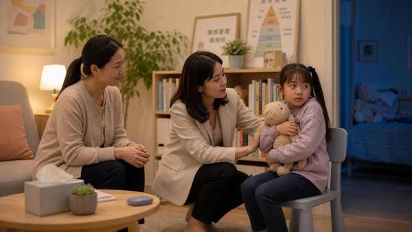 孩子怕黑怕独处，青岛恐惧心理咨询机构怎么介入